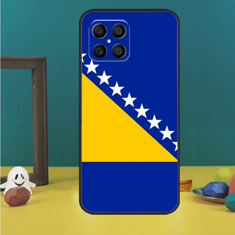 Чехол для телефона с флагом Боснии для Huawei P40 Lite P50 P30 P20 Pro Nova 9 5T Honor X9 X8 X7 50 Задняя крышка