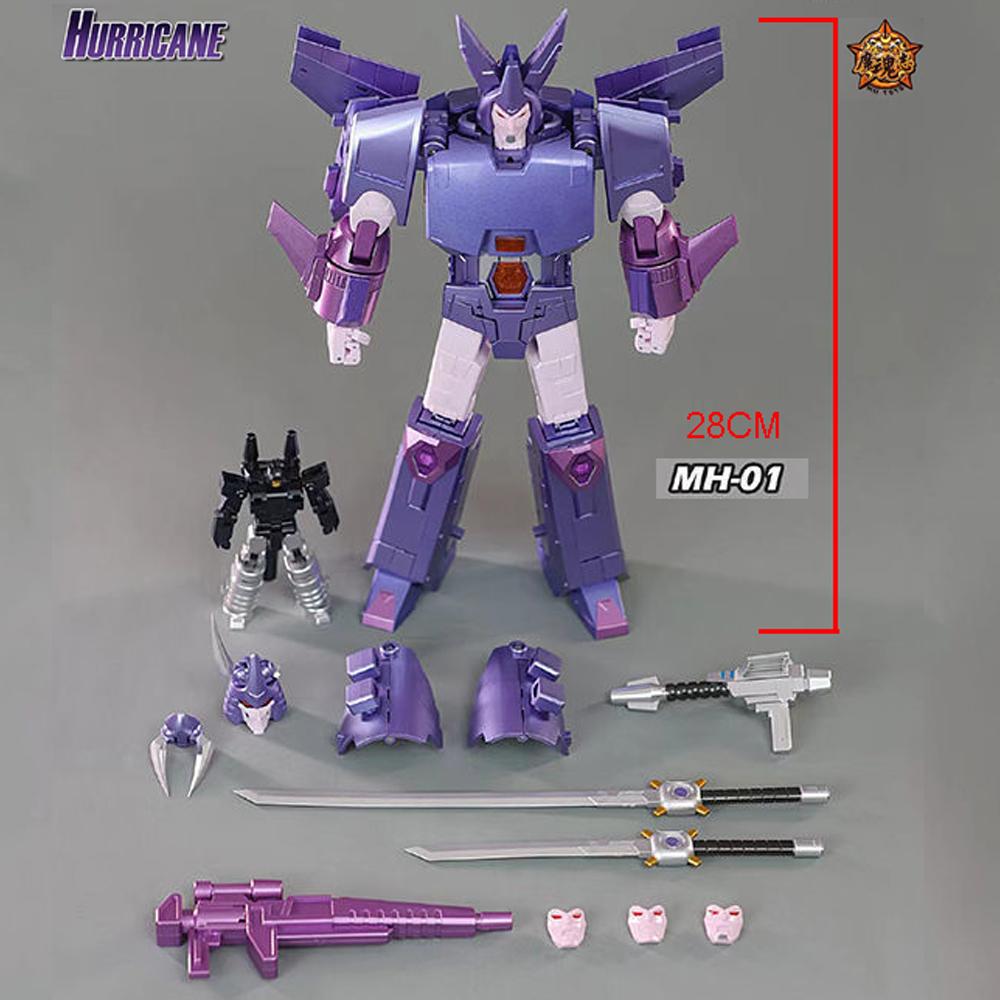 Transformation Toys MHZ Cyclonus MH01 Hurricane MH01B Fanstoys FT29 G1 Series Action Figure Deformation Robot Alloy Anime Model