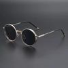 Ретро Персонализированные Hd Металлические Круглые Очки для Женщин с Миопией Модные Уличные Нейтральные Высококачественные Очки для Вождения Панк