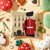 UK Scenery Retro Cushion Cover Plush Fabric Soft DoubleSided Printed Sofa Warm Winter Home Gift Pillow Cover