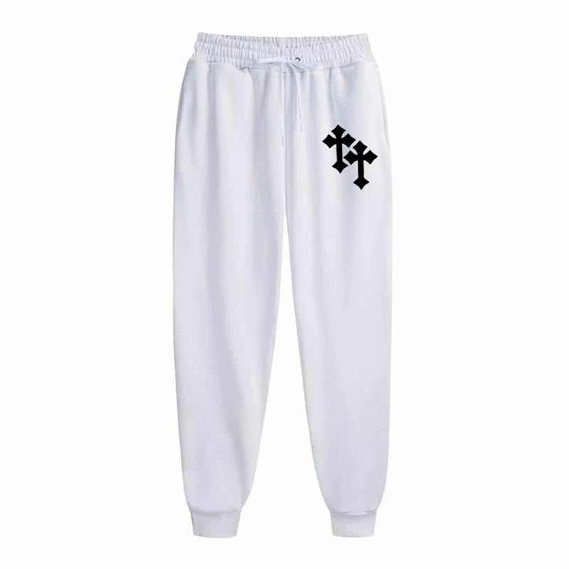 Женские брюки с принтом Мужские Харадзюку Хип-хоп Y2K Готика Повседневные Свободные Фитнес Джоггинг Спорт Уличная одежда Спортивные штаны Брюки на кулиске
