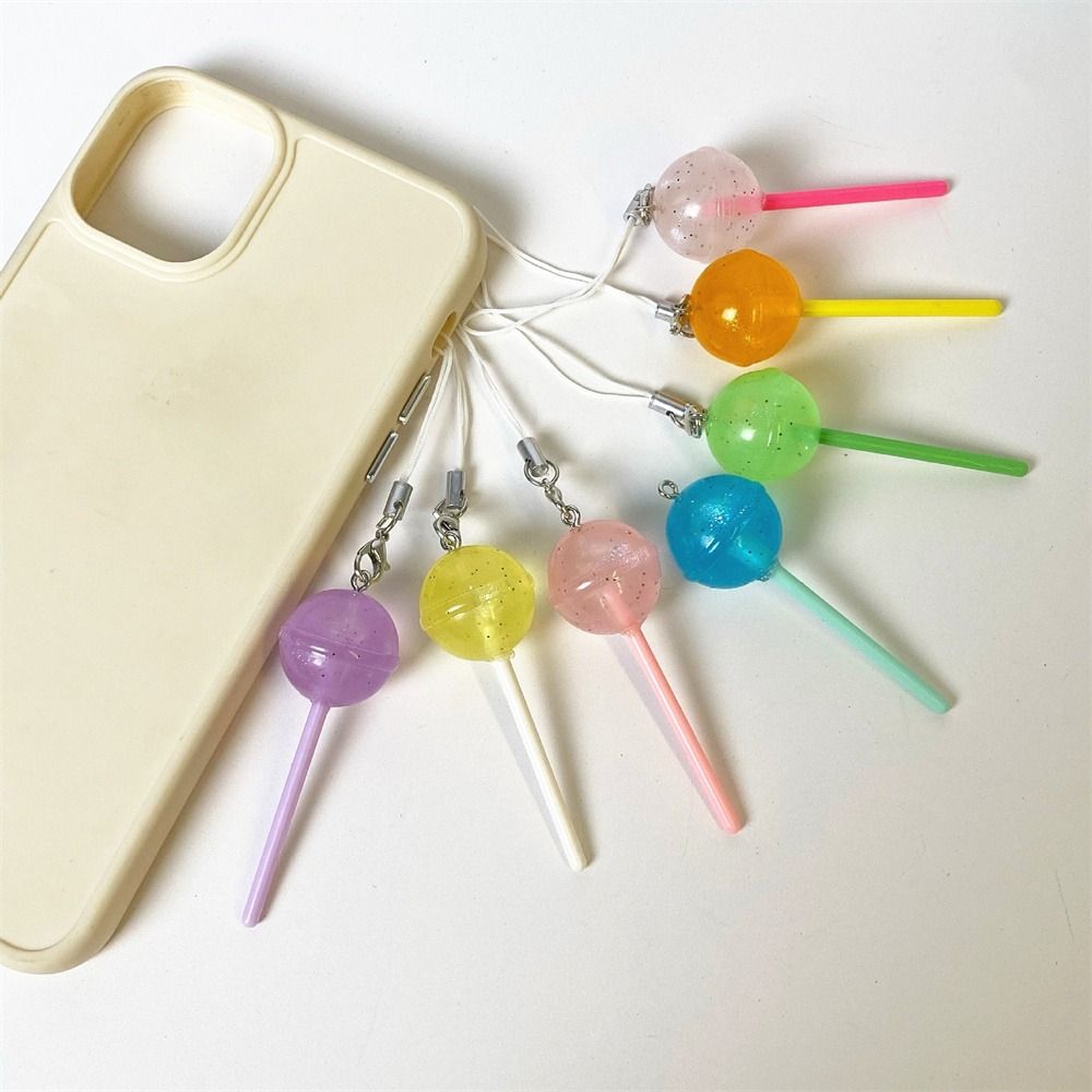 Имитация Еды Подвеска Леденец Шарм для Телефона Брелок Леденец Шнурок для Телефона Ювелирные Изделия Подарки