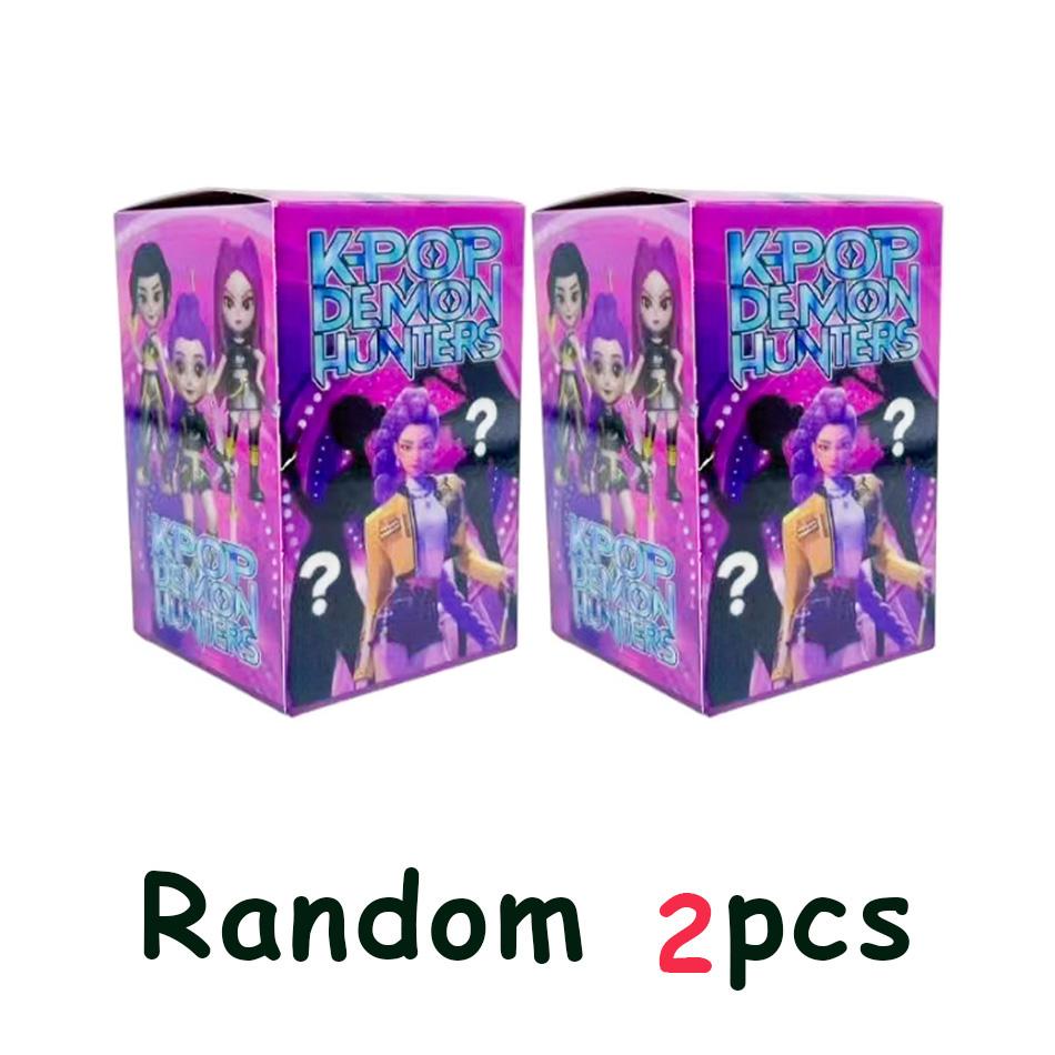 1-6pcs Kpop Demon Hunters Figure Model Toys Cartoon Gaming Peripherals Desk Decoration Collection Figures Model Toys Gifts