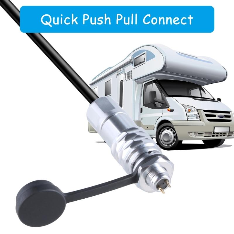 Metal SF6 Plug And Socket Pair Industrial Connectors Quick Push Pull Precise For Digital Cables