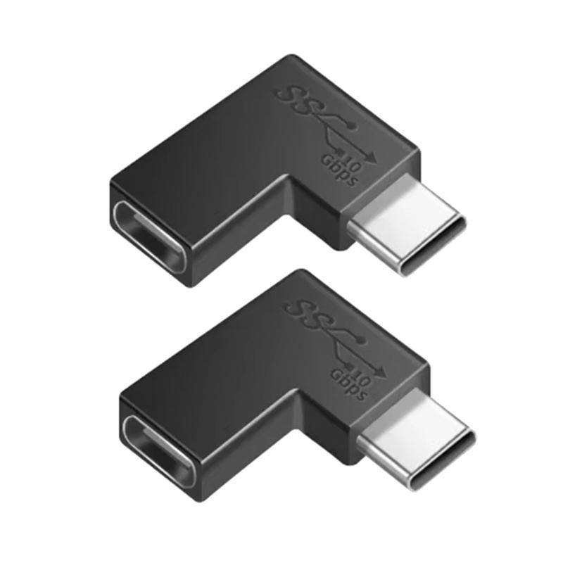2 шт. Быстрый адаптер USB 3.1 Type-C с разъемом "папа" и "мама" (на выбор) для простого подключения и быстрой передачи данных