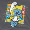 The Smurfs Unisex Adult Smurfette Patchwork Background T-Shirt