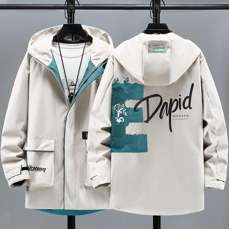 Men's Spring and Autumn Jackets Versatile Casual Plus Size Plus Size Fat Tops Men's Clothes Work Jackets 4XL-10XL