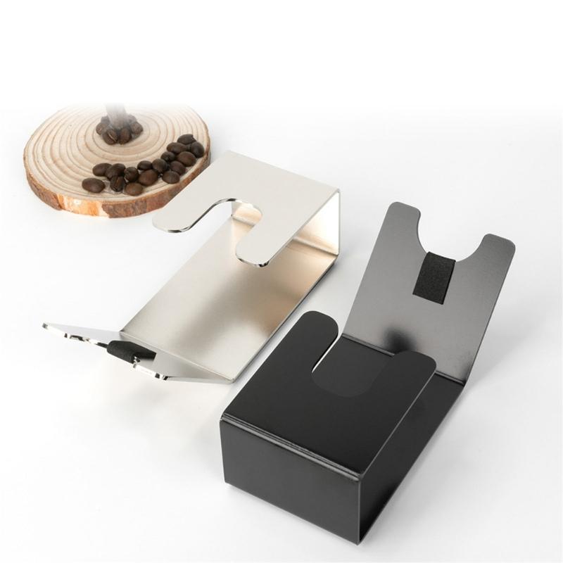 Ситечко для кофе с ручкой-подставкой, Органайзер для темпера, Деталь кофемашины, Железная текстура, Подходит для кофейных измерений