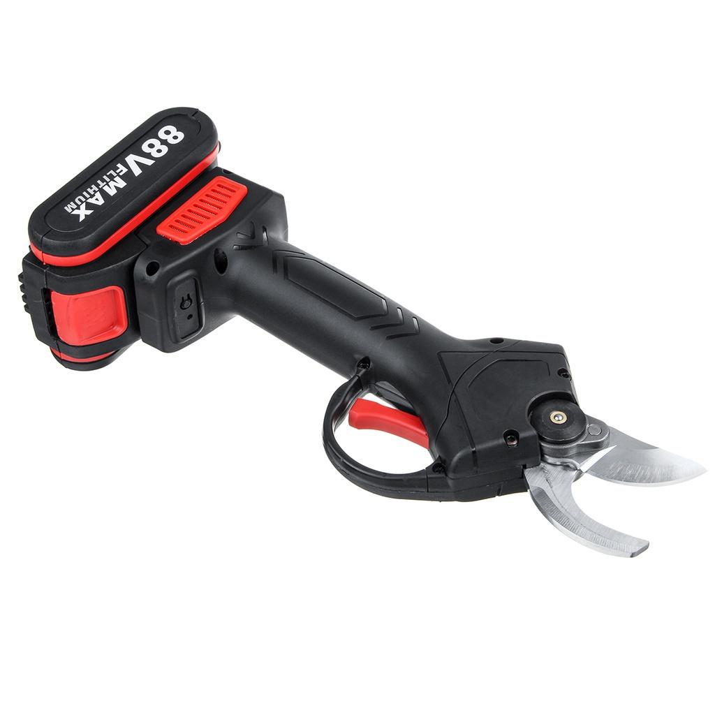 88 В Аккумуляторный секатор Литий-ионный секатор Эффективный обрезка фруктовых деревьев бонсай Электрический резак ветвей деревьев