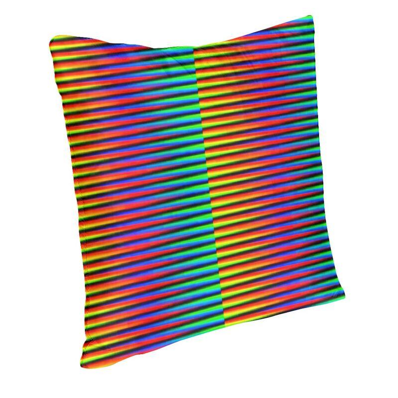 Мягкая наволочка для декоративной подушки Carlos Cruz Diez Permutation, квадратная, 45x45, для дивана