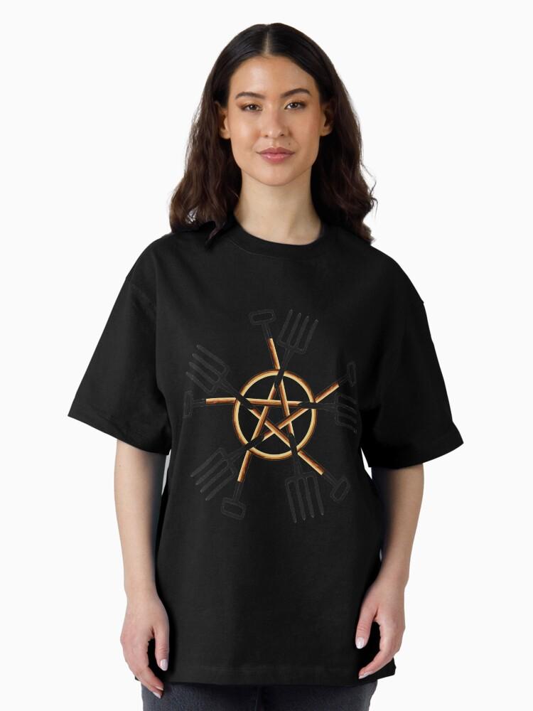 Pentangle Pagan Gardener Oversized T-Shirt