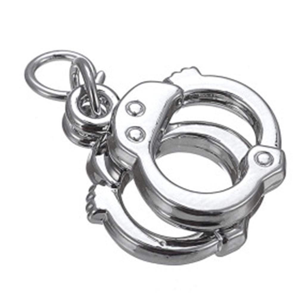 10pcs Manacle Handcuff Diy Charm Handmade Jewelry Making Accessories Sliver