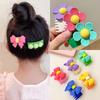 5Pcs Sets Children Hair Accessories Fashion Flower Love Hair Clips Sweet Small Bow Hair Comb Hairpin For Baby Barrettes Headwear