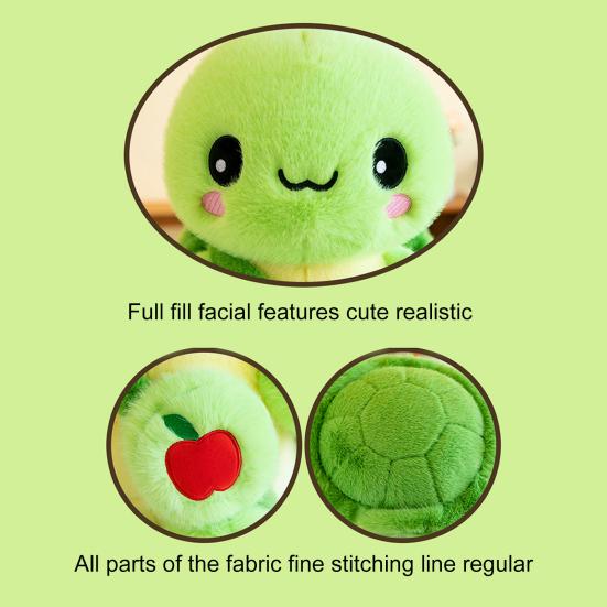 Turtle Stuffed Animal 14 Inches Turtle Plush Toy for Kids Adults Soft Cute Turtle Hugging Pillow for Relaxation Stress Relief
