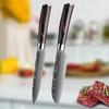 5-дюймовые кухонные ножи Лазерный дамасский узор Профессиональный нож шеф-повара Японский нож сантоку Тесак для мяса Фруктовый нож