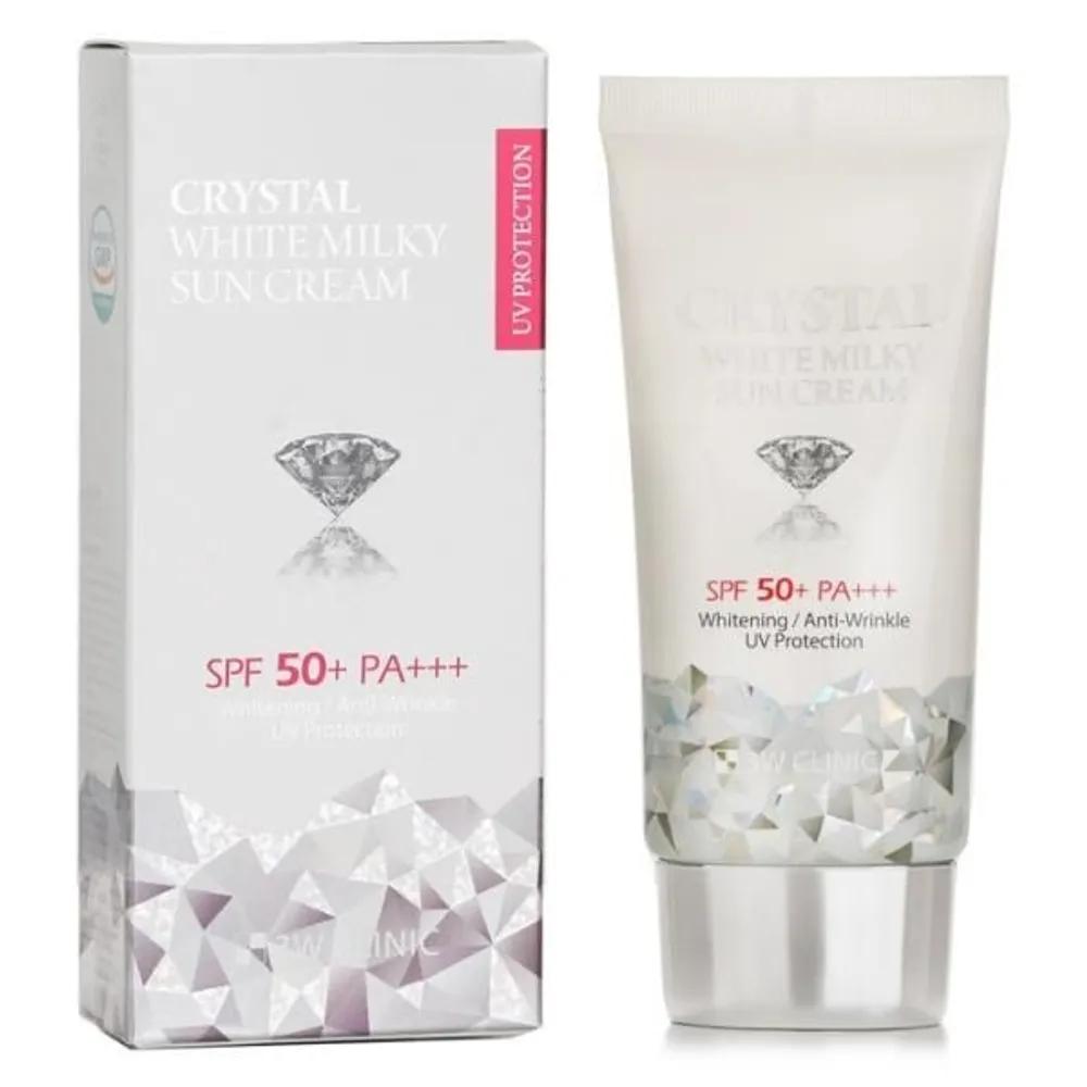 3W Clinique Crystal White Молочный солнцезащитный крем 50+/PA++ 50 мл