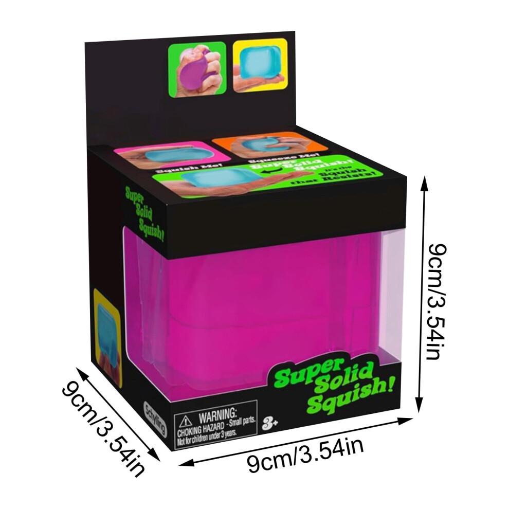 1pack Stress Cube Squishy Stress Balls for Adults Kids Sensory Fidget Toy for Your Best Mellow and Chill - Fidget Ice Cubes One Cube