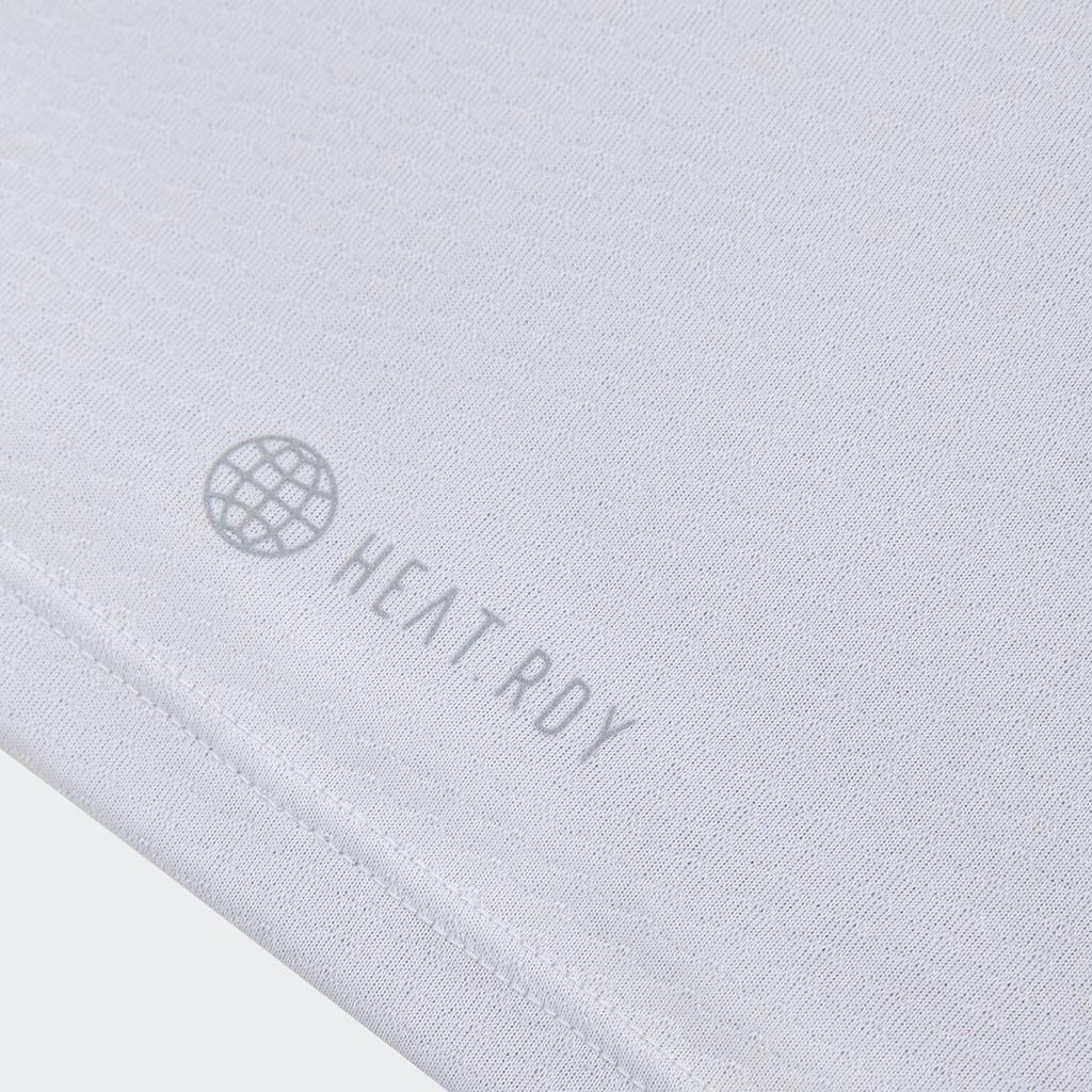 adidas Дизайнерская футболка 4 Heat.RDY HIIT Tee Solid Logo Fitness с короткими рукавами, мужские топы в горошек, серого цвета IB9092