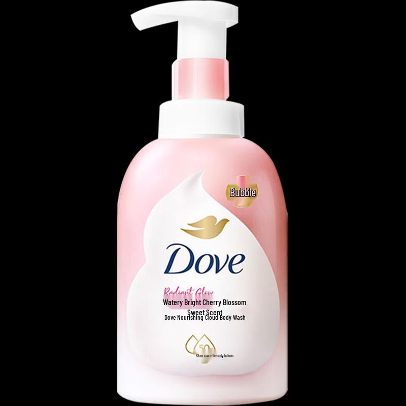 Dove Niacinamide Amino Acid Bubble Shower Gel - Cherry Blossom