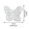 Colored Staple Sequins Butterfly Cloth Stickers Organza Lace Patch Decorative Clothes Skirts Decal Accessories