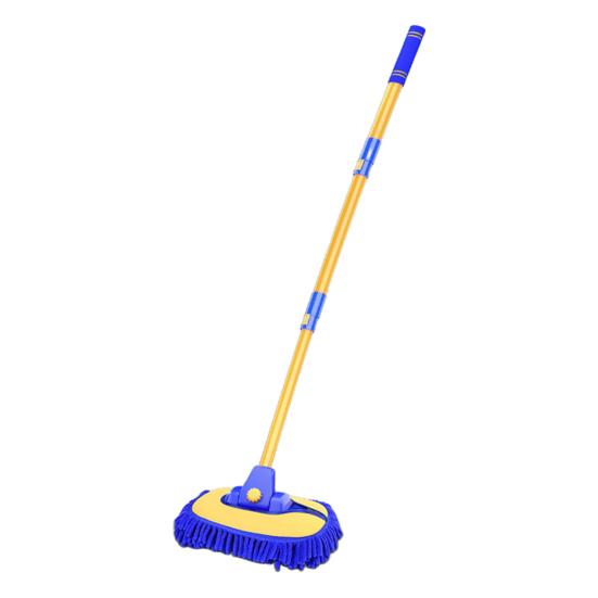 Щетка для мойки автомобиля Регулируемая длина Вращение на 90 градусов Выдвижная Микрофибра