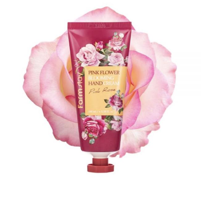 FARM STAY Крем для рук Pink Flower Blooming Розовая роза 100мл (3 варианта)