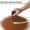 Nylon Coffee Grinder Cleaning Brush Plastic Handle Dusting Espresso Brush For Bean Barista Kitchen Accessories