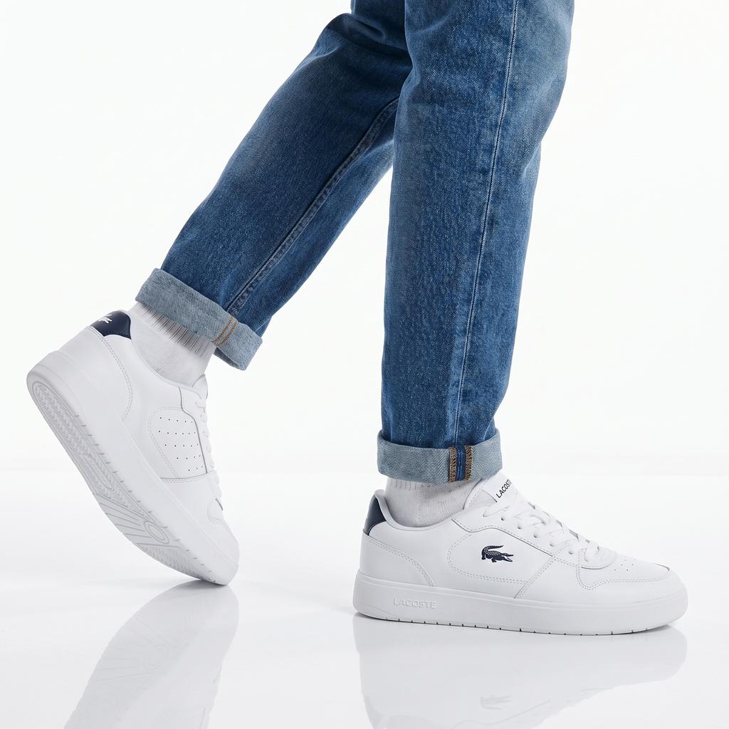 Lacoste Court Ace 224 - Мужские Кроссовки Обувь Бело-Синий 750SMA0070042 ОРИГИНАЛ