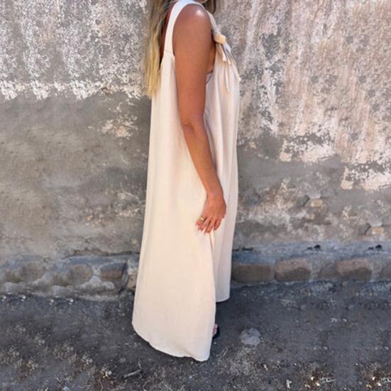 Женское платье с 3D-узором из роз, на бретельках, без рукавов, плиссированное платье-комбинация, свободное однотонное платье макси с открытой спиной для пляжных вечеринок и свиданий