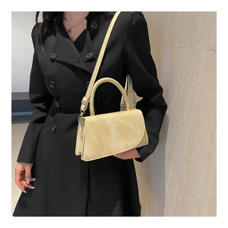 Fashion Textured Mini Square Crossbody Handbag For Women Daily Use