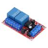 Relay Module 2 Channel Button Self Locking Interlock High Low Level Trigger with Switch Light24V