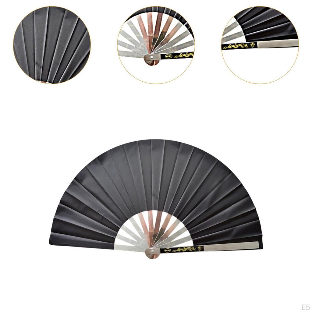 Складной веер для рук Искусство Творческий Женщины Мужчины Тай Карман для Концертов Ролевые Игры Фестивали