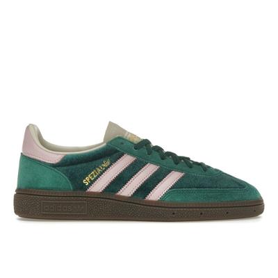 Handball Spezial Collegiate Green Pink Velvet Женские кроссовки Прозрачно-розовые Кремово-белые JI2648