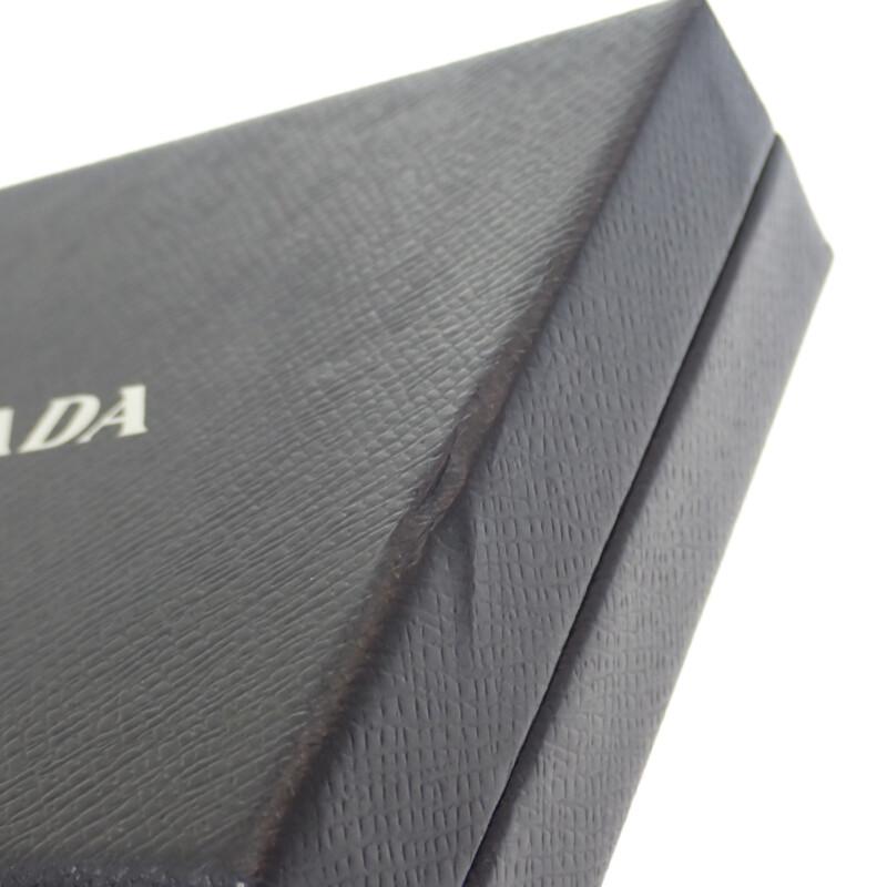 PRADA  1MV204 Bifold Wallet black Safiano/Nylon Women