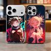 Аниме H-Химико Т-Тога Чехол для телефона iPhone 17, 16, 15, 14, 13, 12, 11 Plus, Pro Max, Цветной Серебряный Чехол Funda