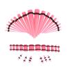 36Pcs Ear Gauge Taper And Plug Stretching Kit Ear Flesh Tunnel Expansion 14G-00G