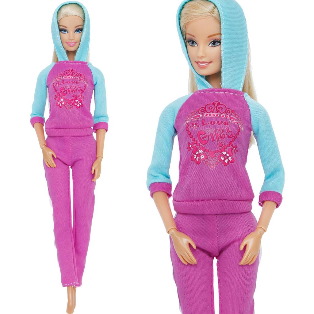 Наборы для занятий спортом на открытом воздухе для кукол 30 см, повседневные брюки, худи, велосипед, домашние животные, собака, игровой набор, одежда для кукол 30 см, аксессуары для кукол 1/6, детская игрушка(НЕТ КУКЛЫ)