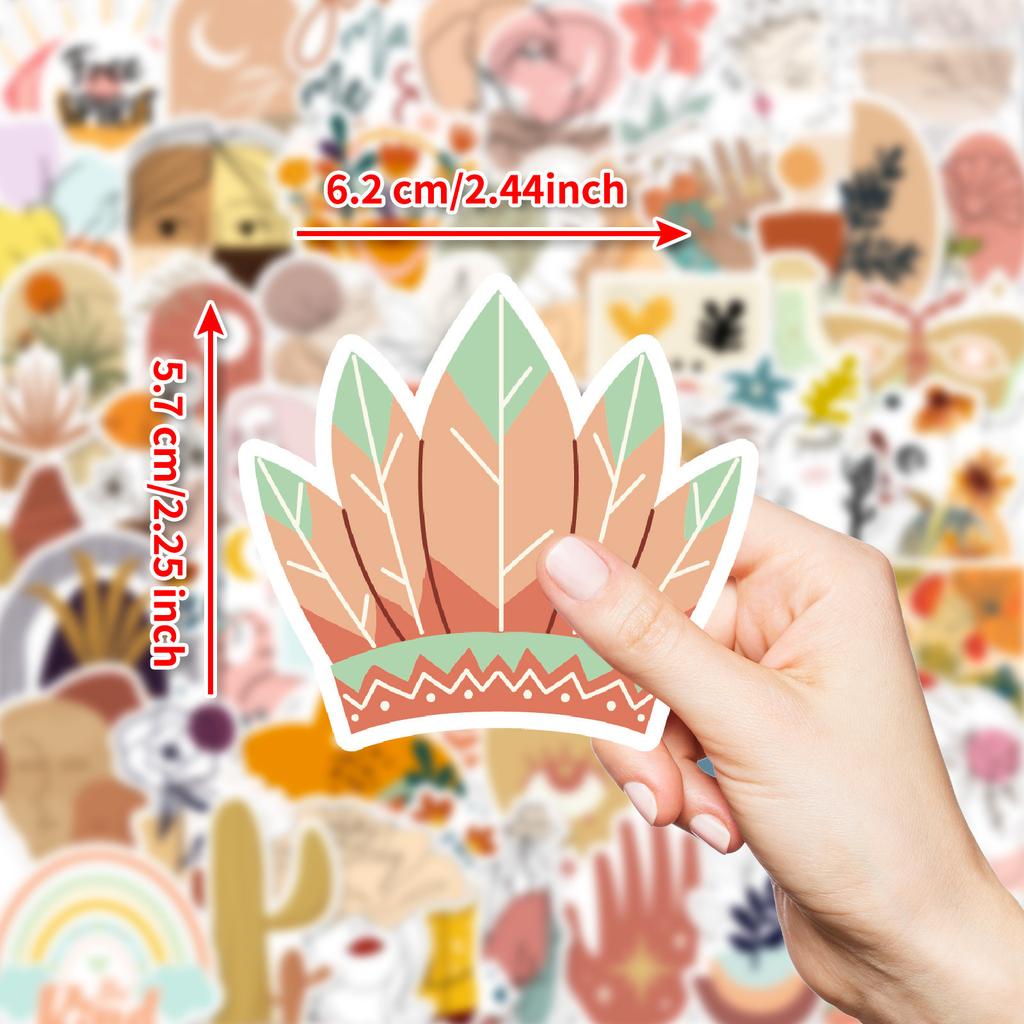 50 Pictures of Posilla-style Beauty Plants and Flowers Mix and Match Fresh Creative Stickers DIY Handbook