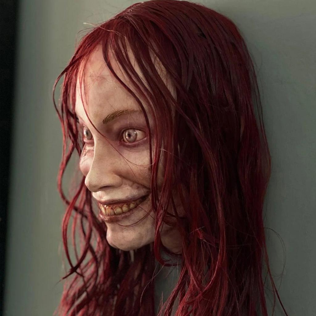 Creepy Halloween Mask Horror Mask Cosplay Props Halloween Face Mask