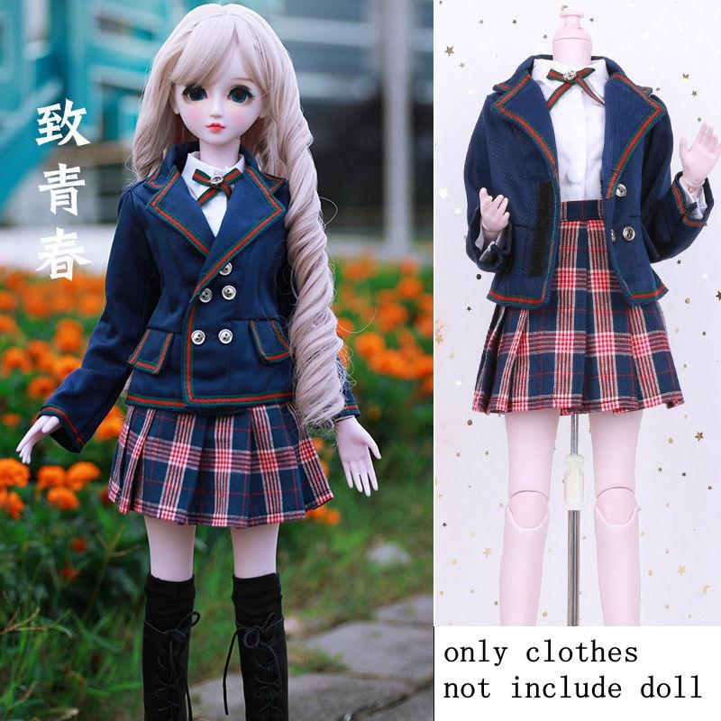 Кукла BJD 60 см Милая одежда Только одежда для кук 1/3 Аксессуары для кукол DIY Детские игрушки Kawaii Модные аксессуары для кукол Игрушки