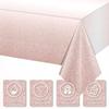 Waterproof Rectangle Table Cover Disposable Table Cloth  Wedding Birthday Anniversary