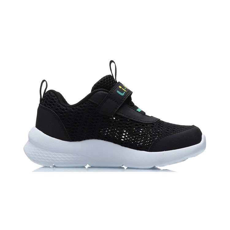 Li Ning Kids Sports Lifestyle Series Soft Comfortable Non-Slip Wear-Resistant Breathable Low-Top Casual Shoes Kids Casual Shoes Black YKNR052-1