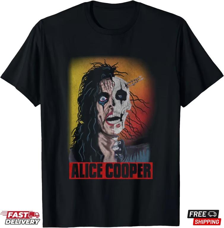 Alice Cooper Music Tour 2025 T-Shirt Ver12 Family Fans Gift Shirt Unisex T-Shirt