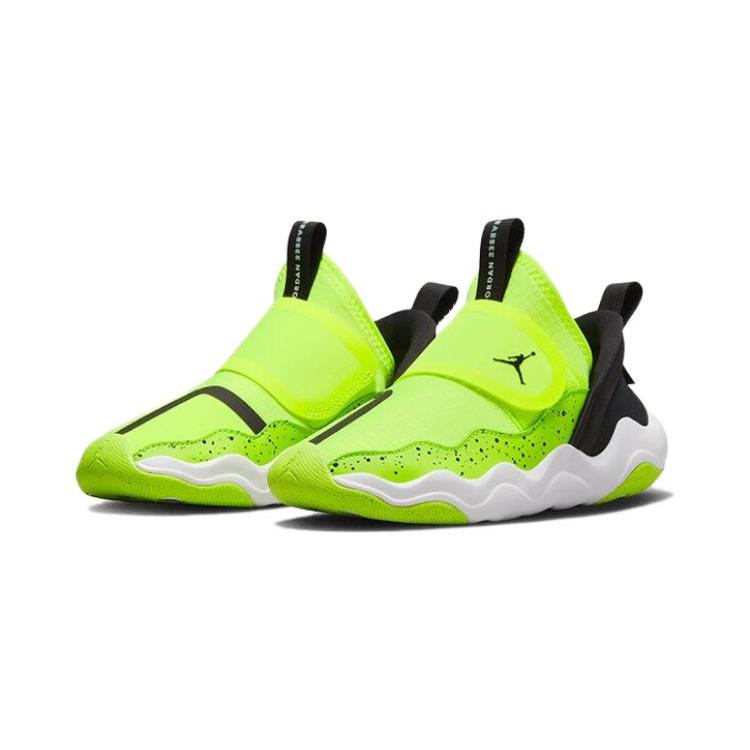 Jordan 23/7 PS Нескользящие Износостойкие Низкие Детские Баскетбольные Кроссовки Зеленые DQ9293-701