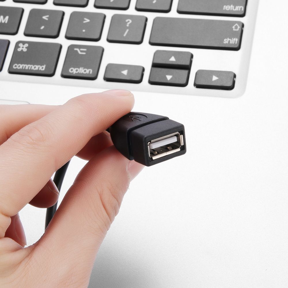 Practical Computer Supplies Connector USB 2.0 Hub Y Splitter Male To Dual Female Cable Adapter