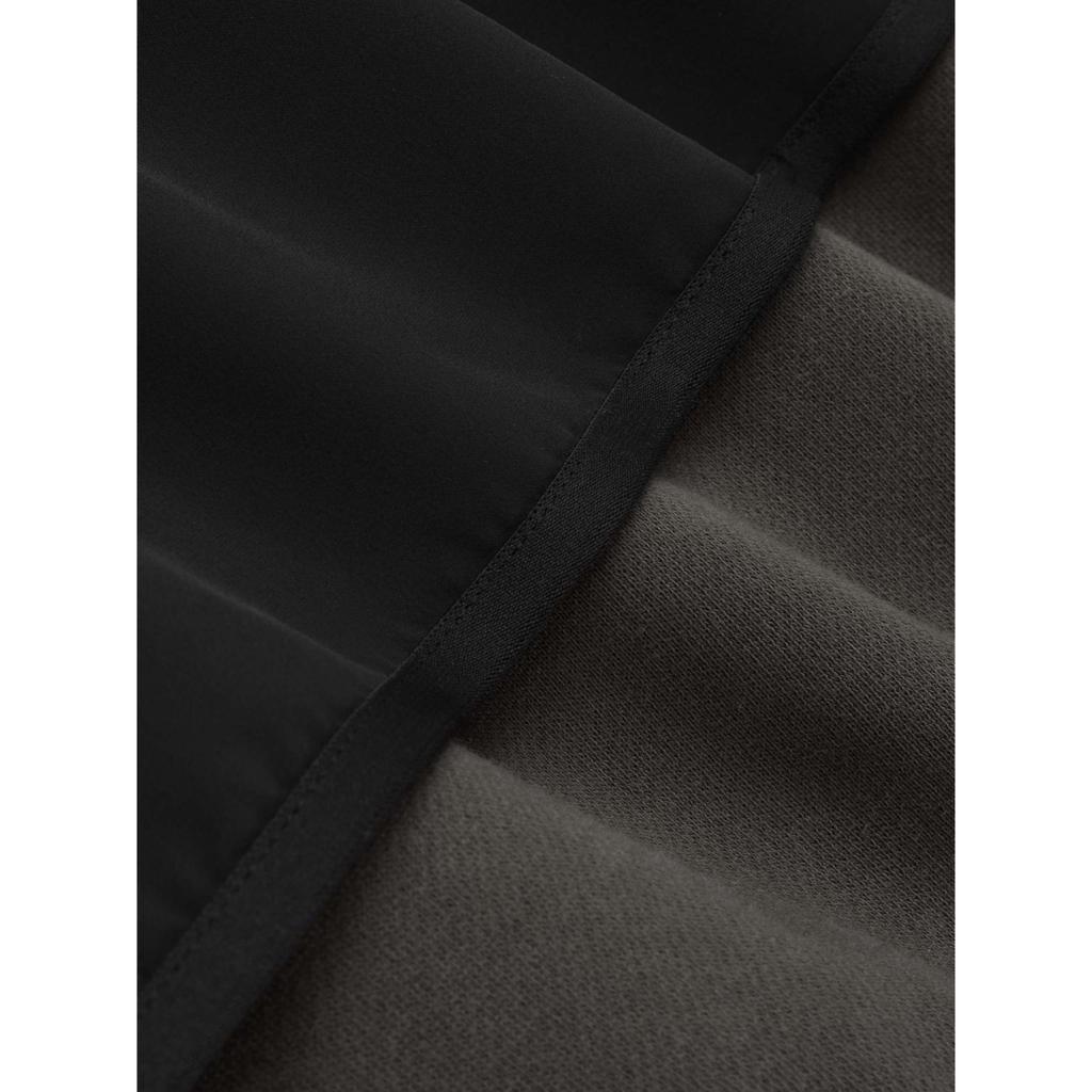 Fear of God Essentials Nylon Fleece Mockneck Vest Ink/Jet Black Men Outerwear 202SP244290F