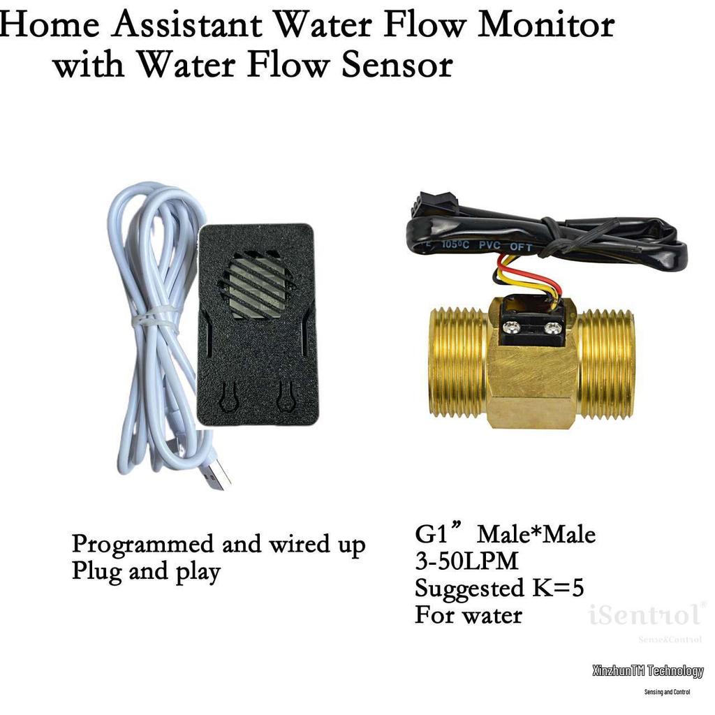 ESP32 WiFi Kit: Real-Time & Total Water Flow Meter for Home Assistant