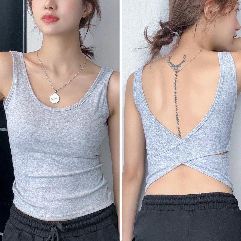 Широкий нагрудный ремень с перекрестными ремнями, спортивный внутренний ремень, популярный в Интернете популярный стиль, красивый жилет на спине, внешний жилет