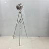 Stand Searchlight Floor Lamp Finish Chrome With Steel, Spotlight Standing Adjustable Home Décor Floor Corner Lights