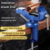 Cast Steel Portable Small Vice Heavy-Duty Heavy-Duty Work Vise Making Precision Clamping Workshop